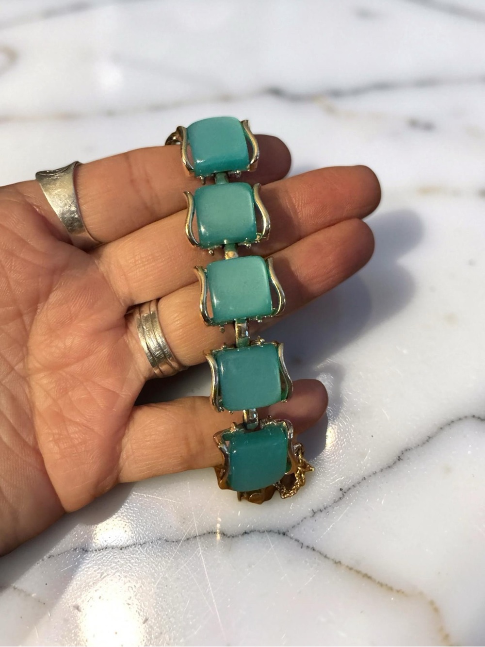 Coro Thermoset Link Bracelet